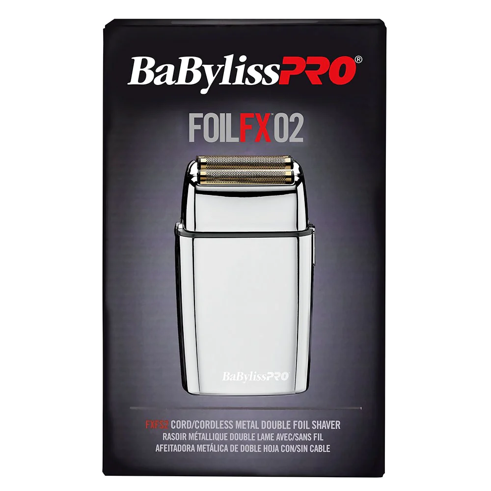 BaBylissPRO® FOILFX02™ Silver - Máquina Para Shave de Doble Lámina - Precio: $2,500.00MX